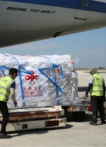 中国援助柬埔寨物资